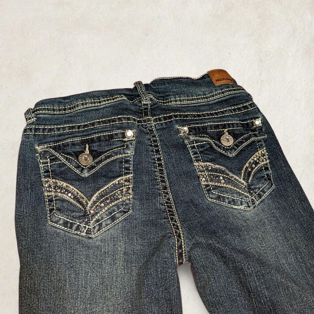 Wallflower Women's Navy and Blue Jeans